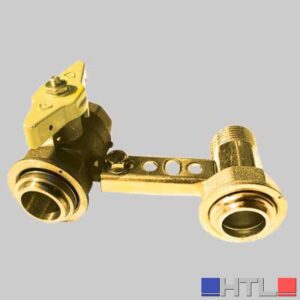 MENSOLA CON RUBINETTO PER CONTATORE GAS - 1" 1/4 x 1"