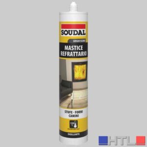 MASTICE REFRATTARIO ML 290 GRIGIO SCURO SOUDAL - Ml 290 grigio scuro