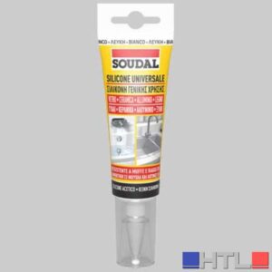 SILICONE UNIVERSALE ML 60 SOUDAL - Bianco