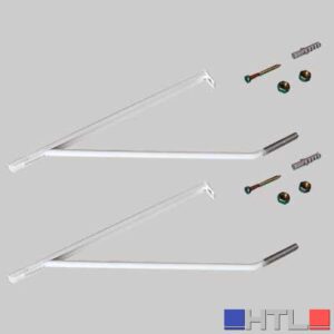 MENSOLA PESANTE PER LAVELLI ML 35 - Tassello s.12 - Vite L. 350 mm