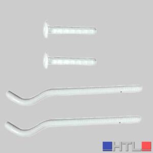 MENSOLA PER RADIATORI IN ALLUMINIO E TUBOLARI TF10/70B - Foro 10 mm - Prof. 85 mm - Tassello c.10x75 - L. 70 mm