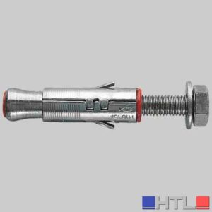ANCORANTE IN ACCIAIO CON VITE T.E. CL. 8.8 - SLM 10 Vite TE Ø16 P.80 L.60 Sp.20