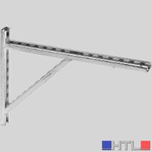 MENSOLA A SQUADRA SALDATA IN PROFILO - 370x275 mm