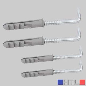 FISSAGGIO PER SCALDABAGNO - Vite 10x100 - Tassello 12x60
