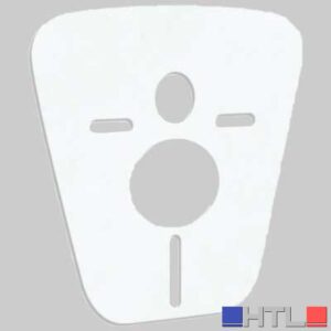 GUARNIZIONE ACUSTICA E ANTIURTO PER WC/BIDET SOSPESO - Spess. 3 mm