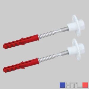 FISSA SANITARI A PARETE PER CASSETTE - Vite M8x90 - Tassello 10x60