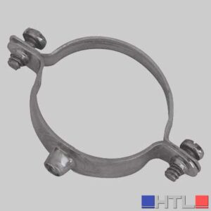 COLLARE FERMATUBO LEGGERO CON FILETTO M6 - 38