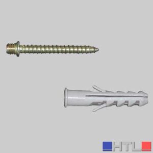 VITI E TASSELLI PER COLLARI LEGGERI - Vite 6x40 - Tassello 8x40