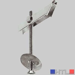 ANCORA A SOFFITTO ACCIAIO CON VITE DOPPIA 'BK-DD' - M6 (Confezione da 50)