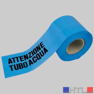 NASTRO AVVERTITORE INTERINOX PER TUBAZIONI SOTTOSUOLO - Blu-acqua