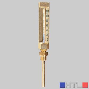 TERMOMETRO AD IMMERSIONE ATTACCO DIRITTO - -30° - 50° 63 mm 1/2