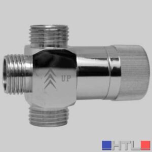 DEVIATORE IN OTTONE PER SET COLONNA QUADRA -
