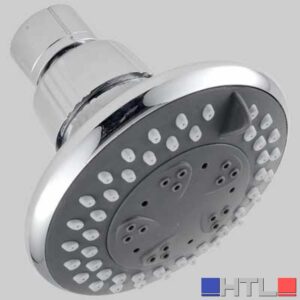 SOFFIONE DOCCIA ZURIGO ABS 3 GETTI - Cromato