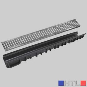 CANALETTA NOR MOD. A CON GRIGLIA ZINCATA - 13 x 100 H. 5