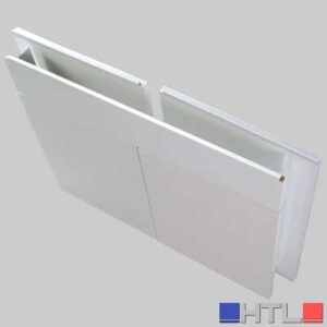 SOTTOLAVELLO BIANCO PER LAVELLO INOX PIEGHEVOLE - 100 x 50 - 2 ante