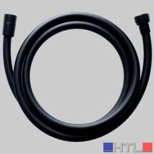 FLESSIBILE DOCCIA ANTITORSIONE NERO - 1/2 conico - cm 175