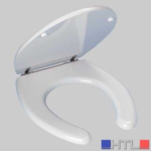 SEDILE GIGLIO PER VASO APERTO IN MDF - Bianco