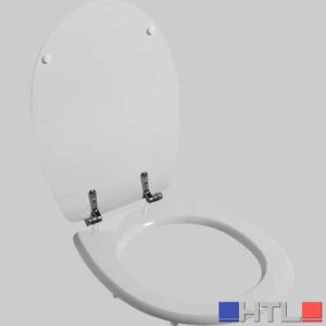 SEDILE GIGLIO PER VASO CHIUSO IN MDF - Bianco