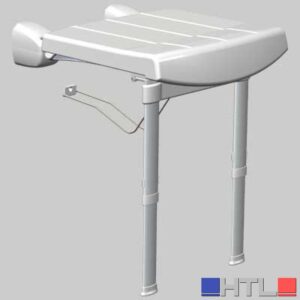 SEDILE RIBALTABILE DA MURO CON GAMBE - -
