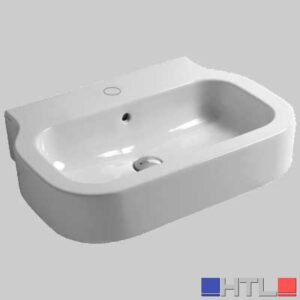 LAVABO SOSPESO - APPOGGIO GLAZE - 75x46 H 17