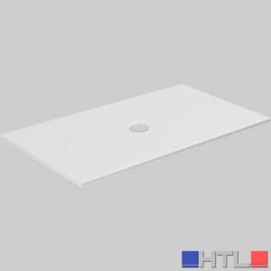 PIATTO DOCCIA IN CERAMICA 'SOLODUE' BIANCO COTONE - 70x100 H.2 cm
