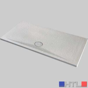 PIATTO DOCCIA RETTANGOLARE 'PIETRACERAMICA' H.4 GESSO - 70x100 cm