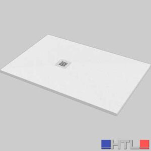 PIATTO DOCCIA RETTANGOLARE EFFETTO PIETRA BIANCO - 70x100