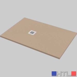 PIATTO DOCCIA RETTANGOLARE EFFETTO PIETRA SABBIA - 80x160