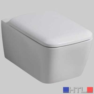 VASO SOSPESO ICON SQUARE RIMFREE - C/sedile chius. ammortizzata