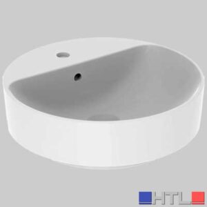 LAVABO DA APPOGGIO ROTONDO LAY ON CPR - cm 45