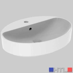 LAVABO DA APPOGGIO OVALE LAY ON CPR - 60x45