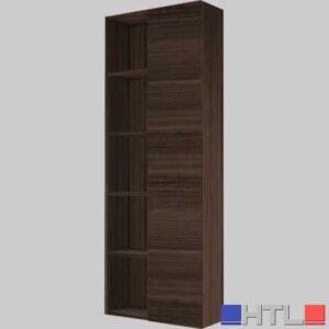 COLONNA DOPPIA SOSPESA 160 OLMO CAFFE' - 1 anta + vani