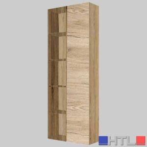 COLONNA DOPPIA SOSPESA 160 QUERCIA NATURALE - 1 anta + vani