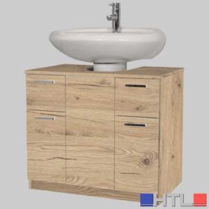 COPRICOLONNA QUERCIA NATURALE - 2 Ante + 2 Cassetti