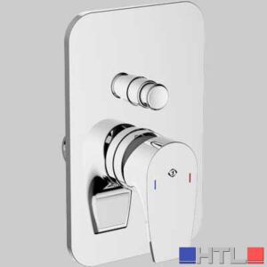 MISCELATORE DOCCIA INCASSO CON DEVIATORE BING - Completo -Cromo