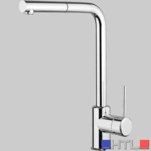 MONOCOMANDO LAVELLO CUCINA M4 DOCCETTA ESTRAIBILE - Cromo