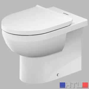 VASO NO.1 FILO PARETE RIMLESS - Scarico universale