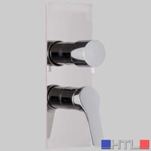 MONOCOMANDO DOCCIA INCASSO CON DEVIATORE 2-3 USCITE - Cromo