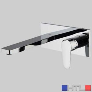 MONOCOMANDO LAVABO A PARETE SERIE 22 - Bocca cm 154 Cromo