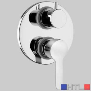 MONOCOMANDO DOCCIA INCASSO CON DEVIATORE - Cromo