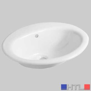 LAVABO INCASSO DECOR SOPRAPIANO SENZA FORO - 56 x 41