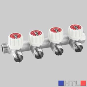 COLLETTORI MODULARI CON ARRESTI MANUALI - MF 3/4 4 Vie
