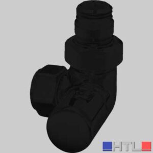 DETENTORI D'ARREDO AD ANGOLO DX "HIGH STYLE B" - Antracite 1/2 x 24-19