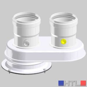 SDOPPIATORE PER CALDAIE VAILLANT COMPATIBILE - 80/80