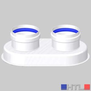 SDOPPIATORE PER SCALDINI VAILLANT COMPATIBILI - 80/80