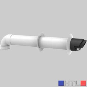 KIT FUMI ORIZZONTALE PER SCALDINI BERETTA 60 - 100
