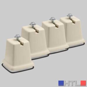 SUPPORTI A PAVIMENTO KG 100 - Kit 4 pz