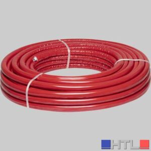 TUBO MULTISTRATO RIVESTITO ROSSO CARDINALE - 16x2 (Confezione da 50 MT)