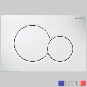 PLACCA DI COMANDO SIGMA01 DOPPIO TASTO - CROMATA