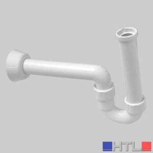 SIFONE ORIENTABILE BIANCO PER BIDET - Ø 40 x 1"1/4